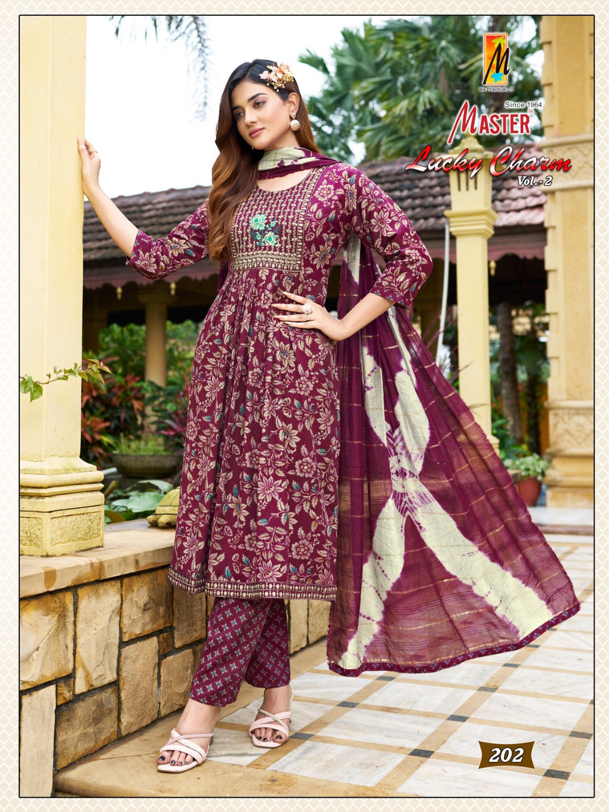 Lucky Charm Vol 2 Master Capsule Print Readymade Pant Style Suits Supplier India