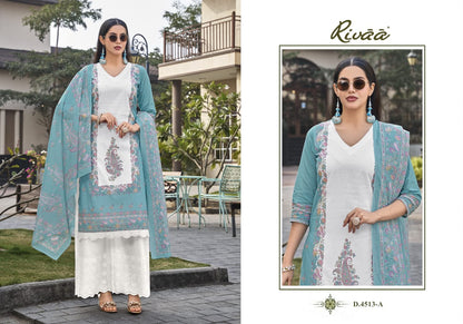 Lucy 2 Rivaa Lawn Pakistani Salwar Suits Supplier Ahmedabad