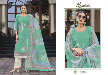 Lucy 2 Rivaa Lawn Pakistani Salwar Suits Supplier Ahmedabad