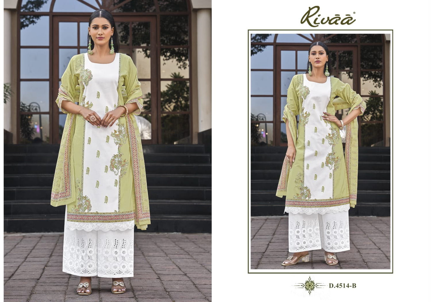 Lucy 2 Rivaa Lawn Pakistani Salwar Suits Supplier Ahmedabad