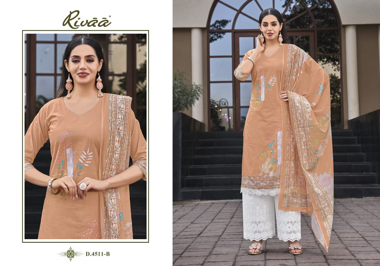 Lucy 2 Rivaa Lawn Pakistani Salwar Suits Supplier Ahmedabad