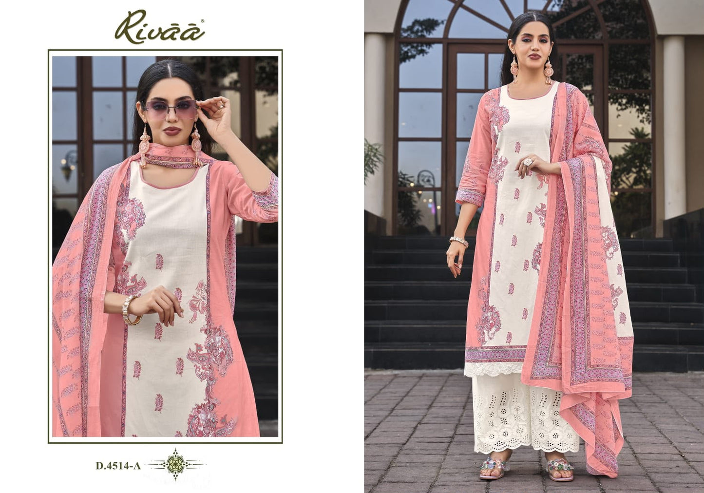 Lucy 2 Rivaa Lawn Pakistani Salwar Suits Supplier Ahmedabad