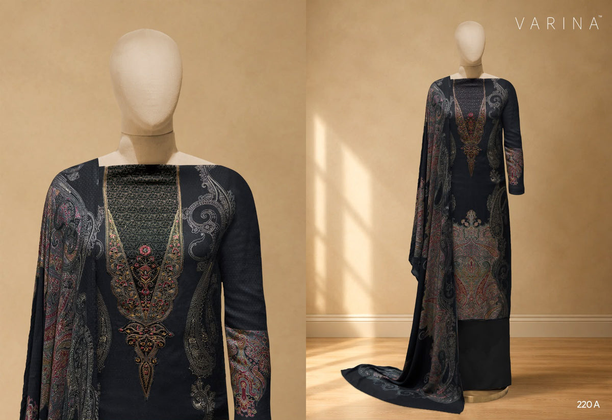 Lumi Varina Pashmina Suits Supplier Gujarat