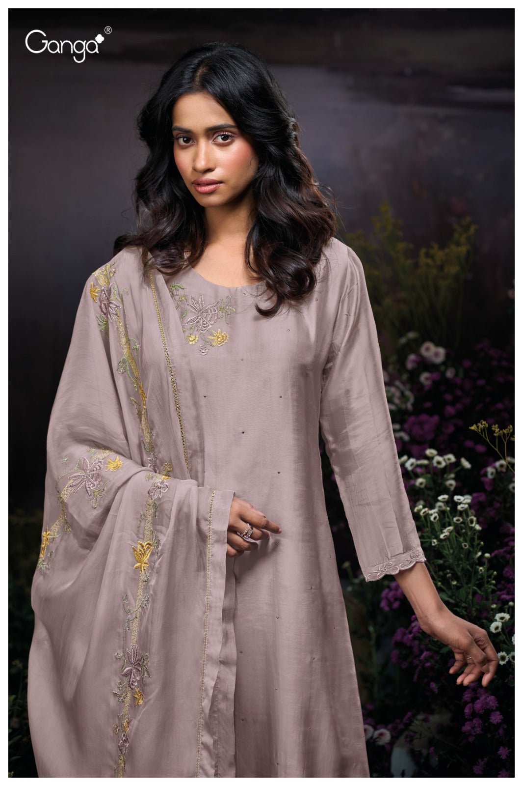 Lumiera 3781 Ganga Premium Bemberg Plazzo Style Suits Supplier Ahmedabad