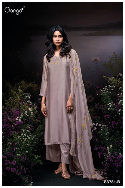 Lumiera 3781 Ganga Premium Bemberg Plazzo Style Suits Supplier Ahmedabad