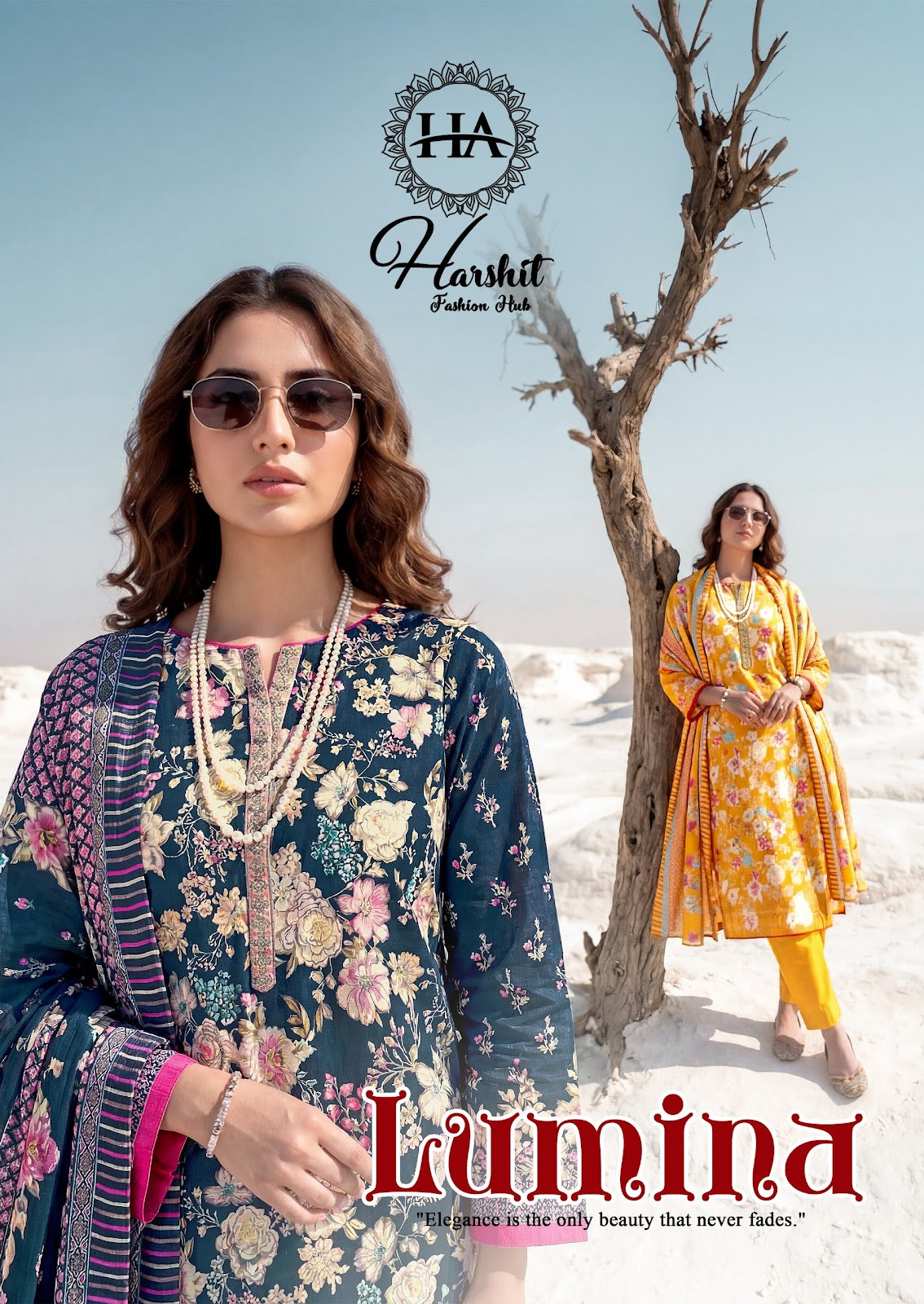 Lumina Harshit Fashion Pure Zam Karachi Salwar Suits Supplier Gujarat