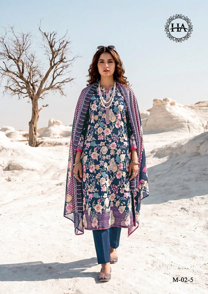 Lumina Harshit Fashion Pure Zam Karachi Salwar Suits Supplier Gujarat