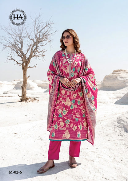 Lumina Harshit Fashion Pure Zam Karachi Salwar Suits Supplier Gujarat