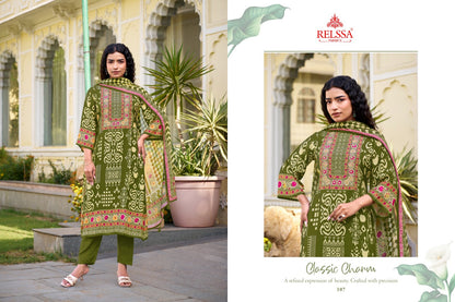 Lumina Hit List Relssa Fabrics Pure Maslin Pant Style Suits Wholesaler Gujarat