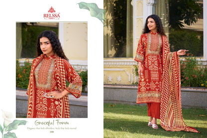 Lumina Hit List Relssa Fabrics Pure Maslin Pant Style Suits Wholesaler Gujarat