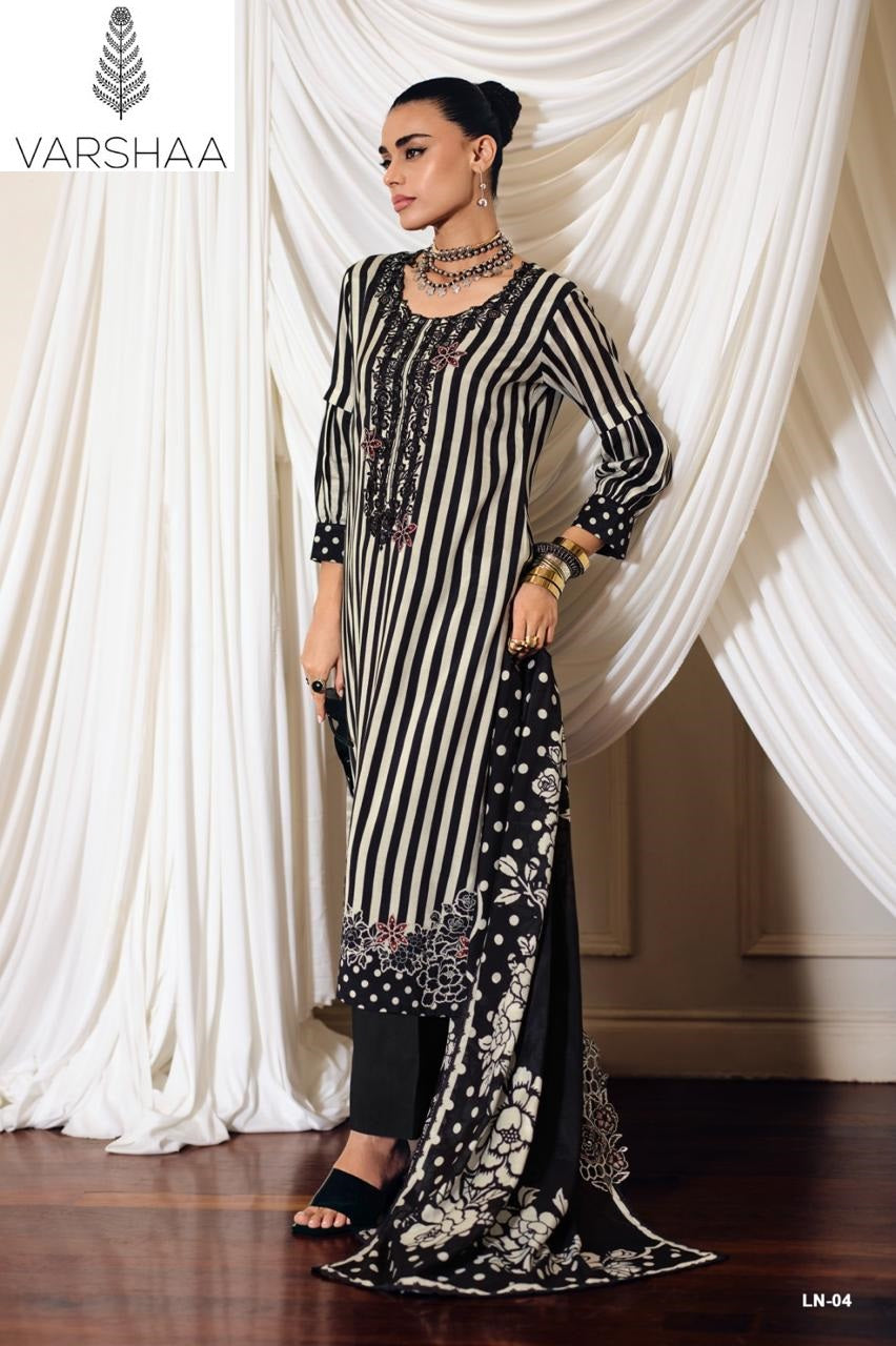 Lumina Varshaa Viscose Muslin Pant Style Suits Manufacturer Gujarat