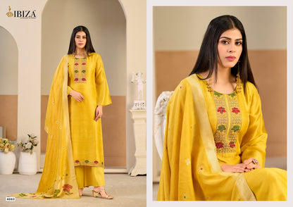 Lumine Ibiza Kosa Silk Pant Style Suits Wholesale Rate