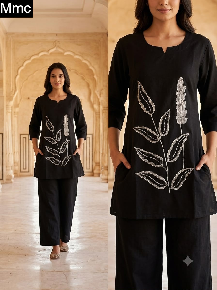 Lupin Flower Mmc Dhabu Cotton Co Ord Set Manufacturer Gujarat