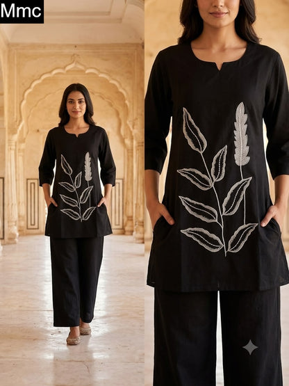 Lupin Flower Mmc Dhabu Cotton Co Ord Set Manufacturer Gujarat
