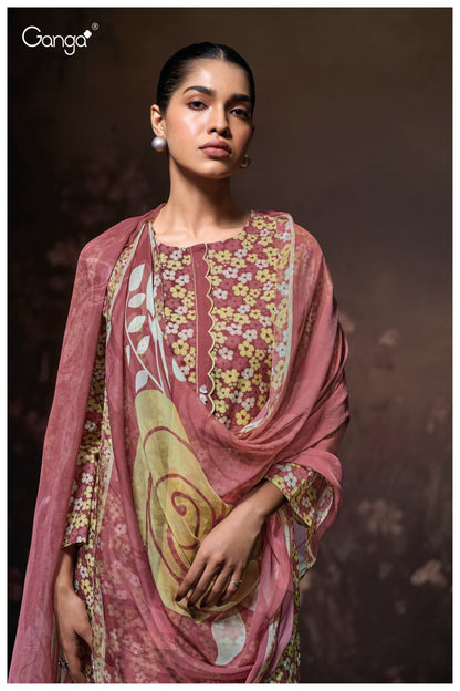 Luraa 3589 Ganga Premium Cotton Pant Style Suits Manufacturer