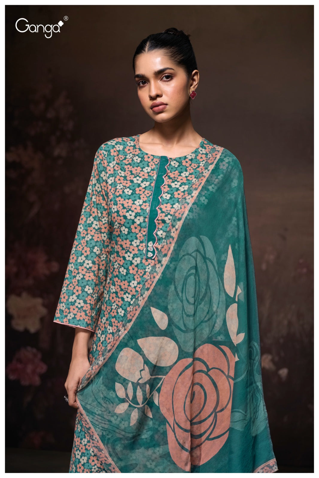 Luraa 3589 Ganga Premium Cotton Pant Style Suits Manufacturer