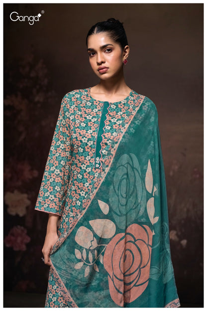 Luraa 3589 Ganga Premium Cotton Pant Style Suits Manufacturer