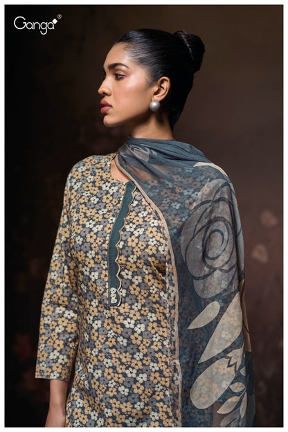 Luraa 3589 Ganga Premium Cotton Pant Style Suits Manufacturer