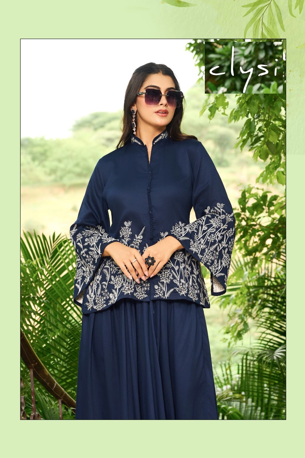 Luvika Clysi Gaji Silk Co Ord Set Exporter