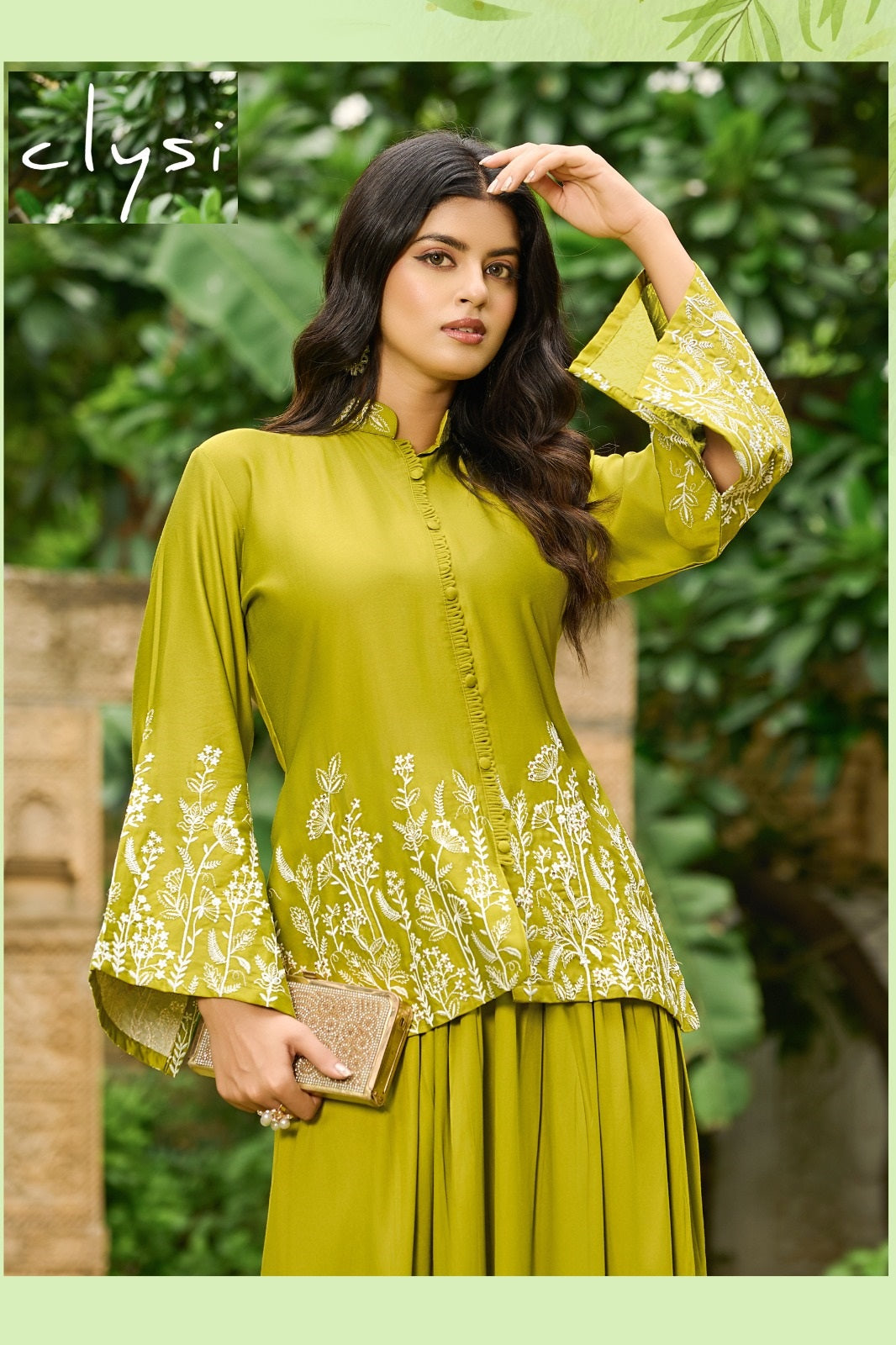 Luvika Clysi Gaji Silk Co Ord Set Exporter