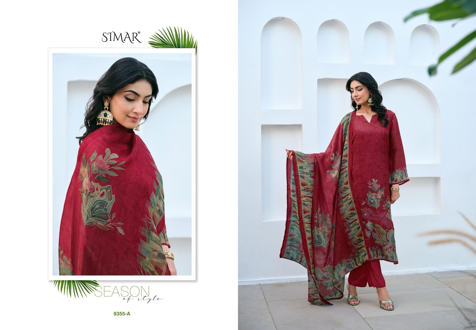 Luvika Simar Pant Style Suits Wholesaler India