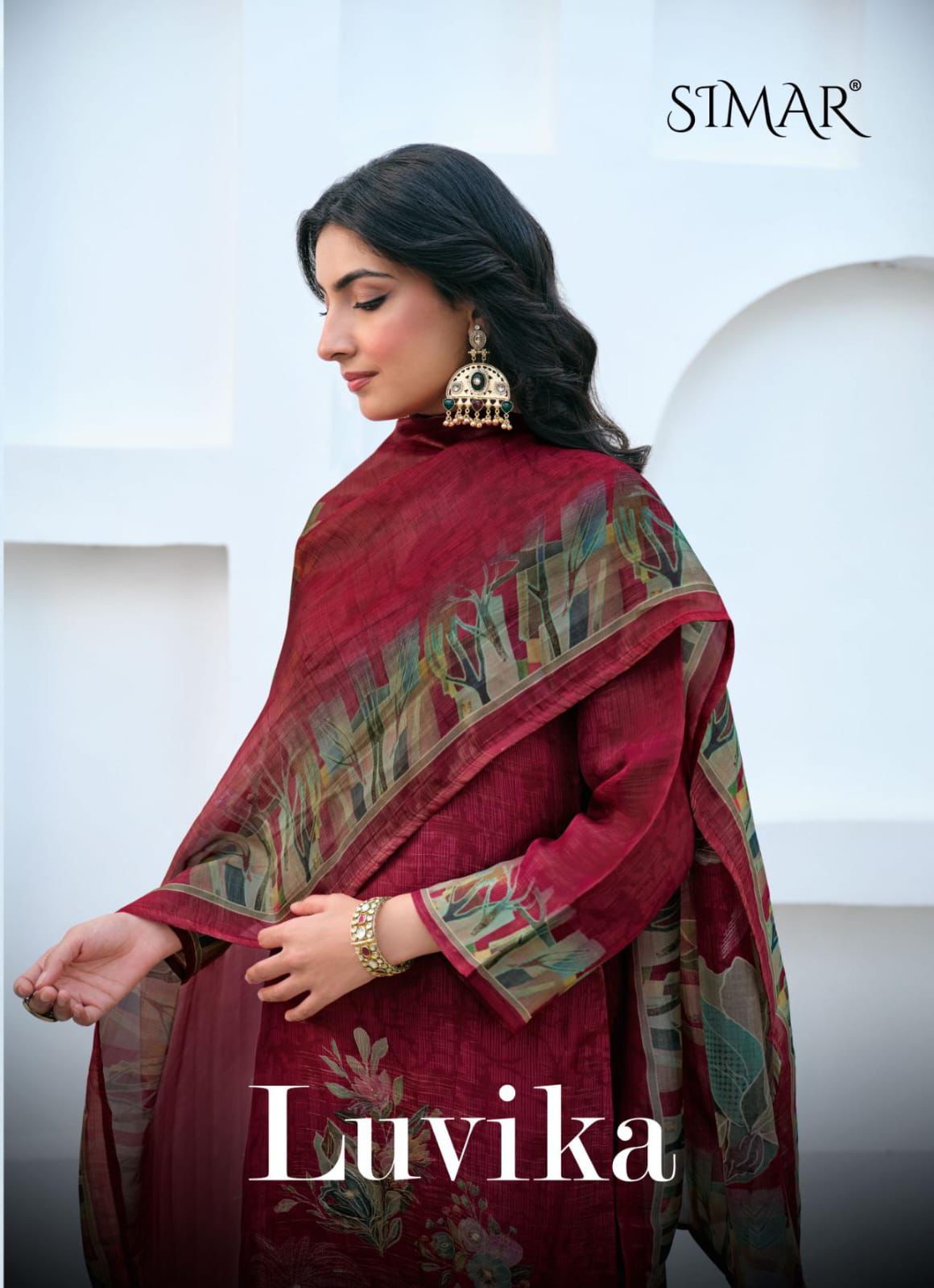 Luvika Simar Pant Style Suits Wholesaler India