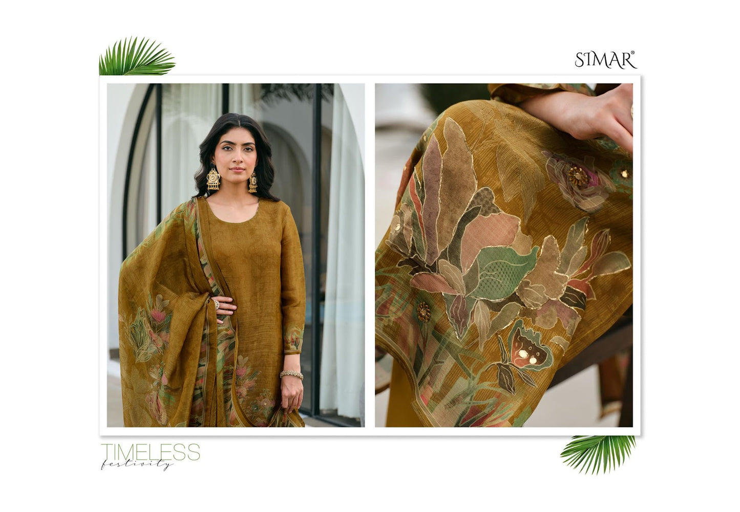 Luvika Simar Pant Style Suits Wholesaler India