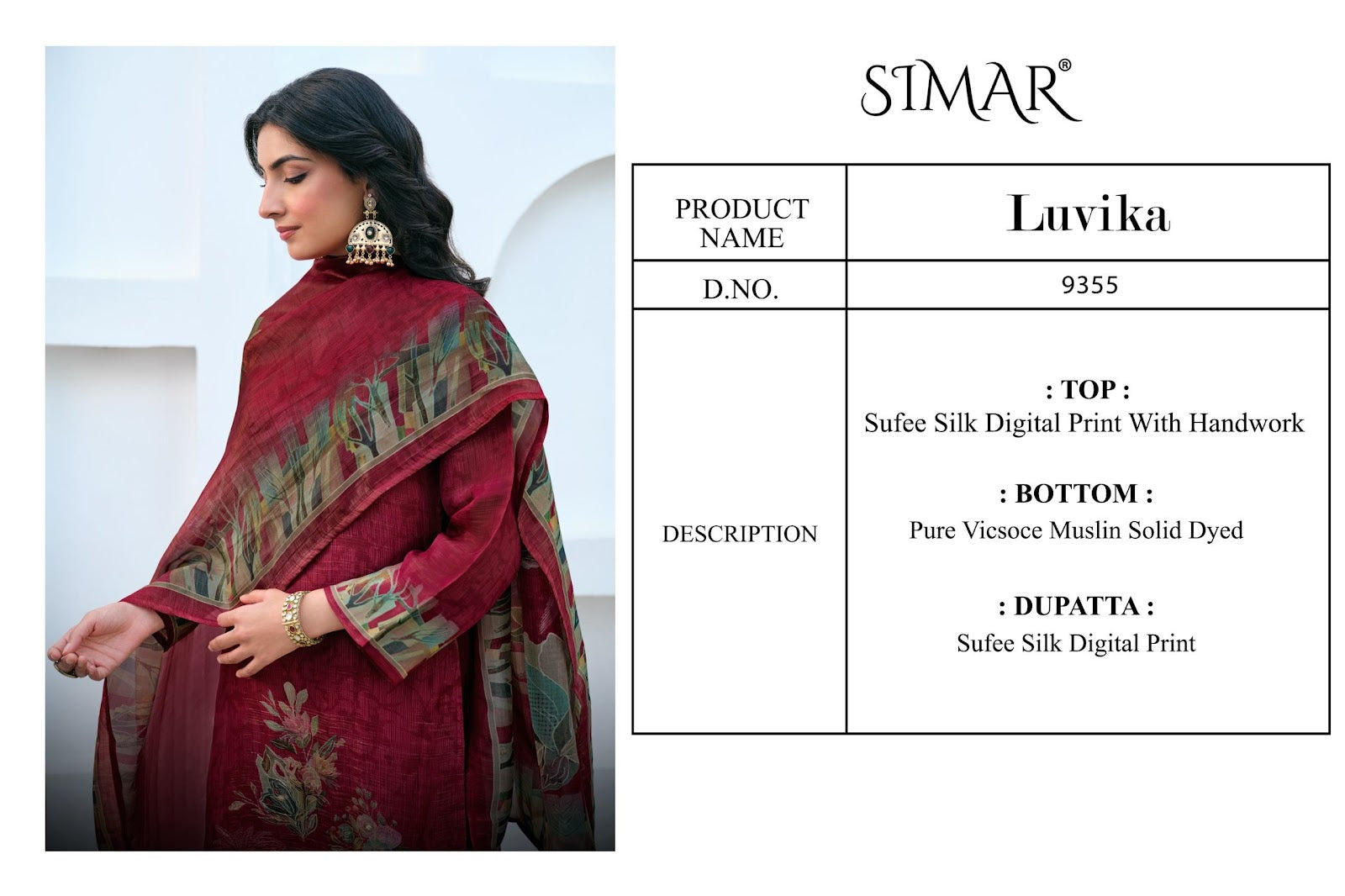 Luvika Simar Pant Style Suits Wholesaler India