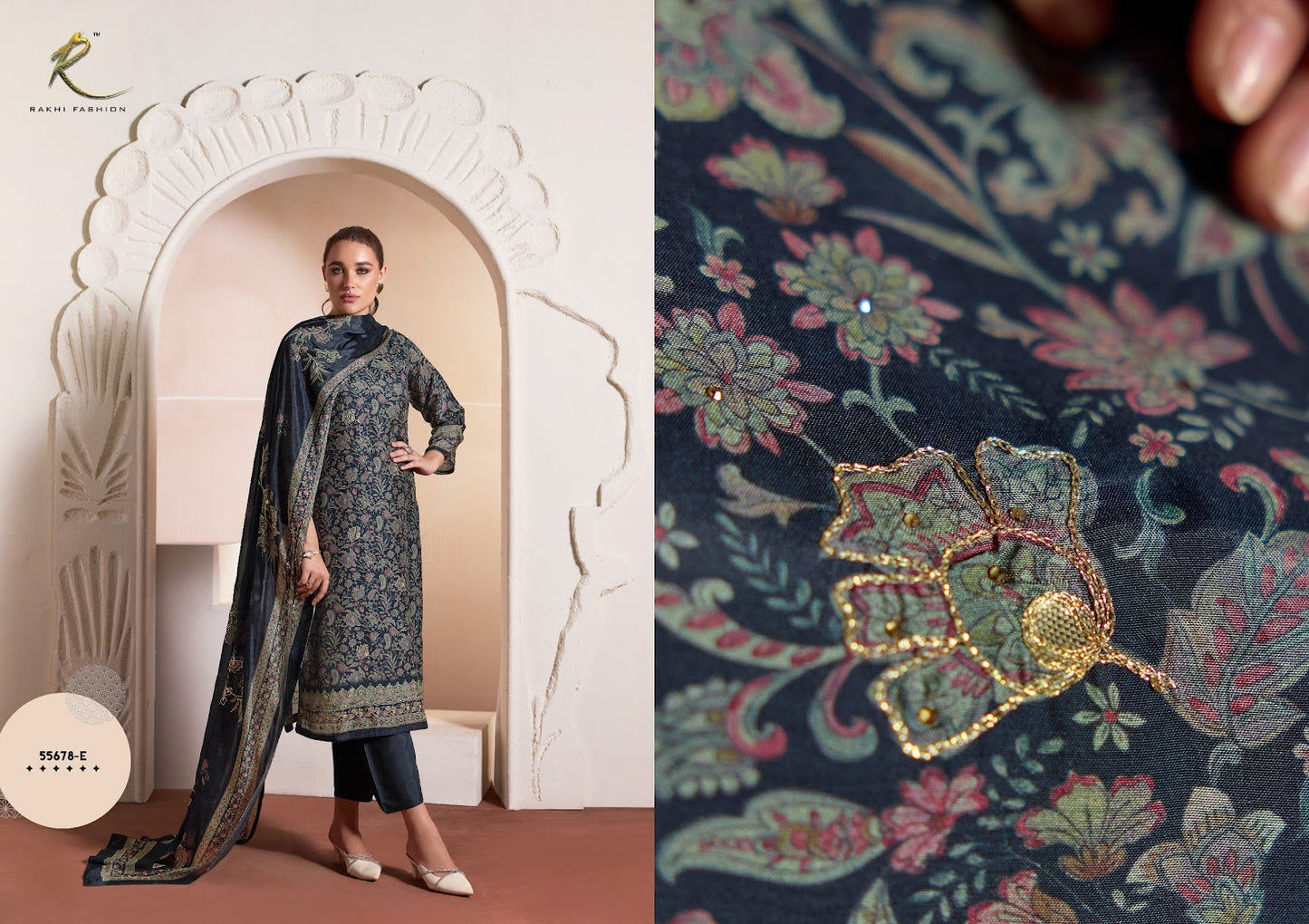 Luxury Ethnic Rakhi Fashion Viscose Modal Pant Style Suits Manufacturer