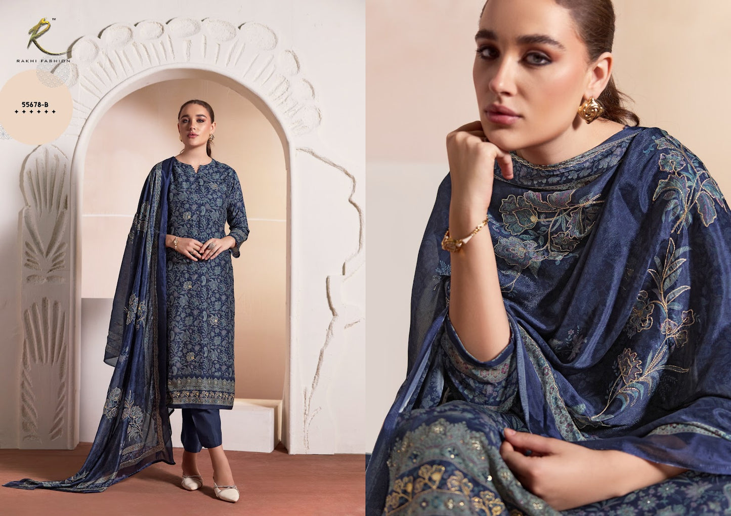 Luxury Ethnic Rakhi Fashion Viscose Modal Pant Style Suits Manufacturer