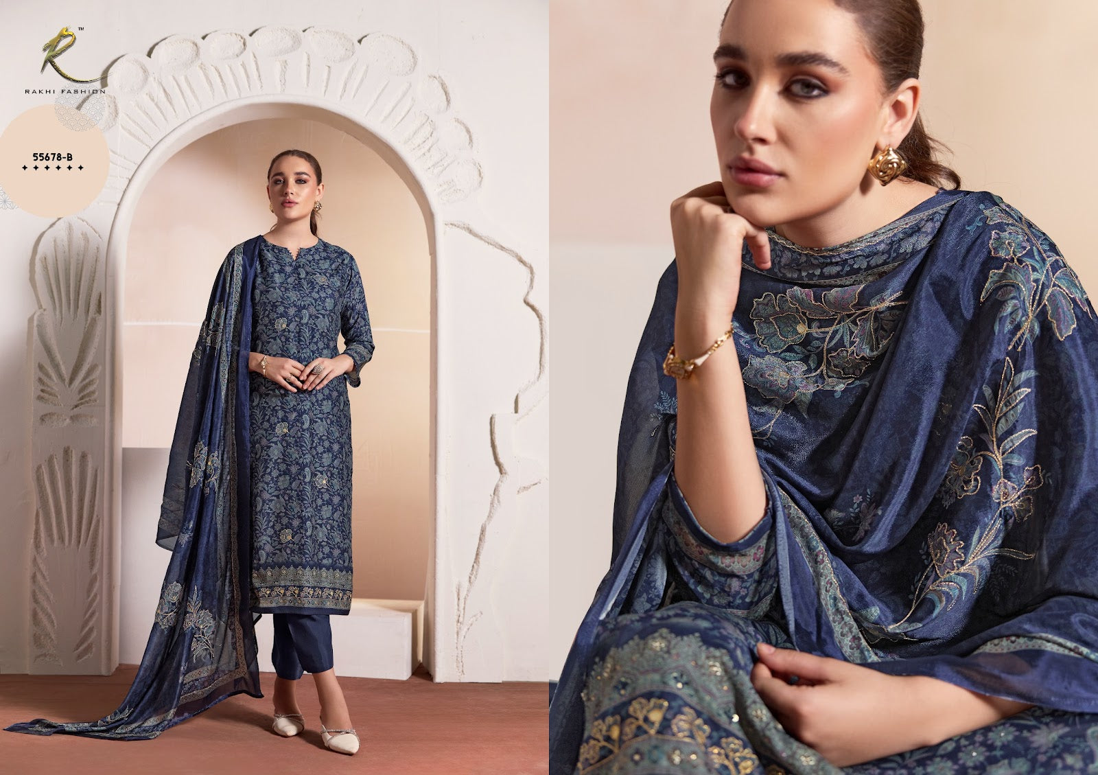 Luxury Ethnic Rakhi Fashion Viscose Modal Pant Style Suits Manufacturer