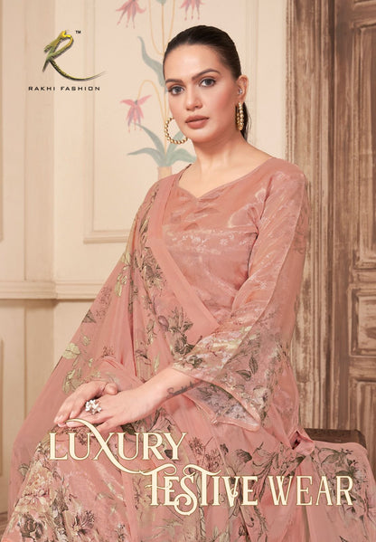 Luxury Festive Wear Rakhi Fashion Pure Viscose Plazzo Style Suits Supplier