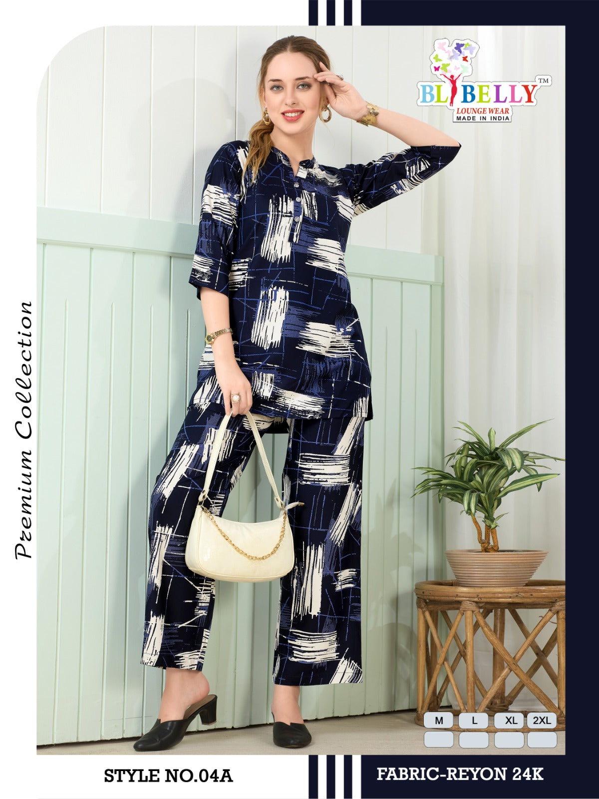 Luxury Rayon 2206 Belly Co Ord Set Exporter Ahmedabad