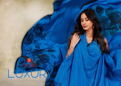 Luxury Sushma Crape Sarees Wholesale