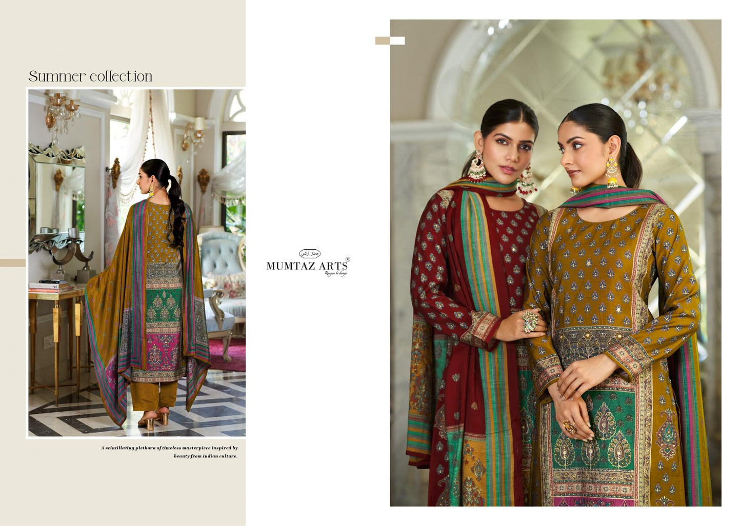 Lysha Mumtaz Arts Modal Silk Karachi Salwar Suits Manufacturer India