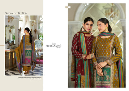 Lysha Mumtaz Arts Modal Silk Karachi Salwar Suits Manufacturer India