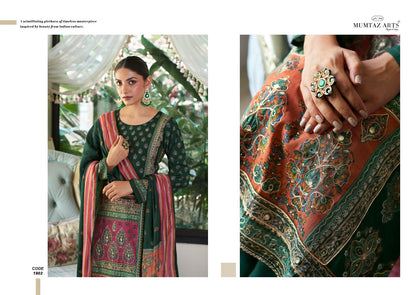 Lysha Mumtaz Arts Modal Silk Karachi Salwar Suits Manufacturer India