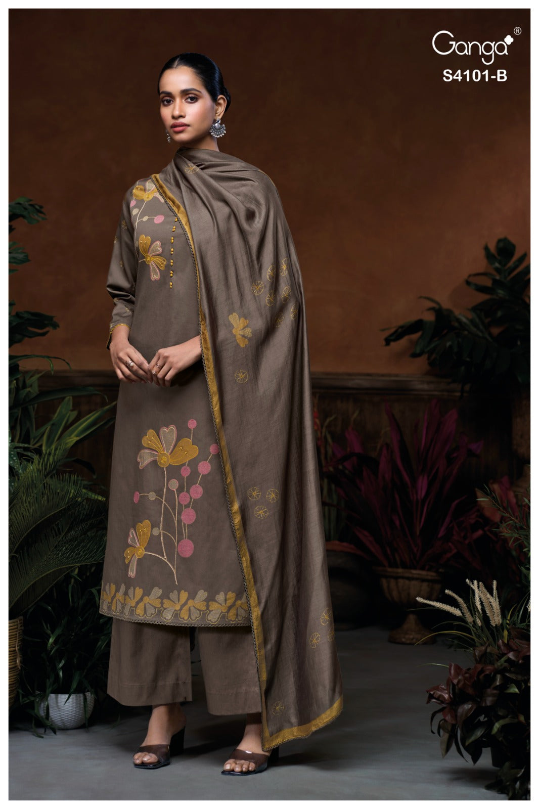 Lysira 4101 Ganga Plazzo Style Suits Manufacturer India