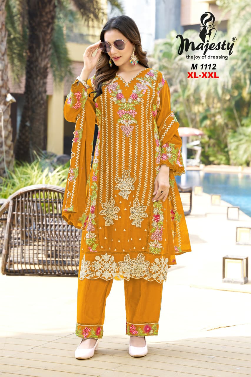 M 1109 Majesty Chinon Karachi Readymade Suits Wholesale