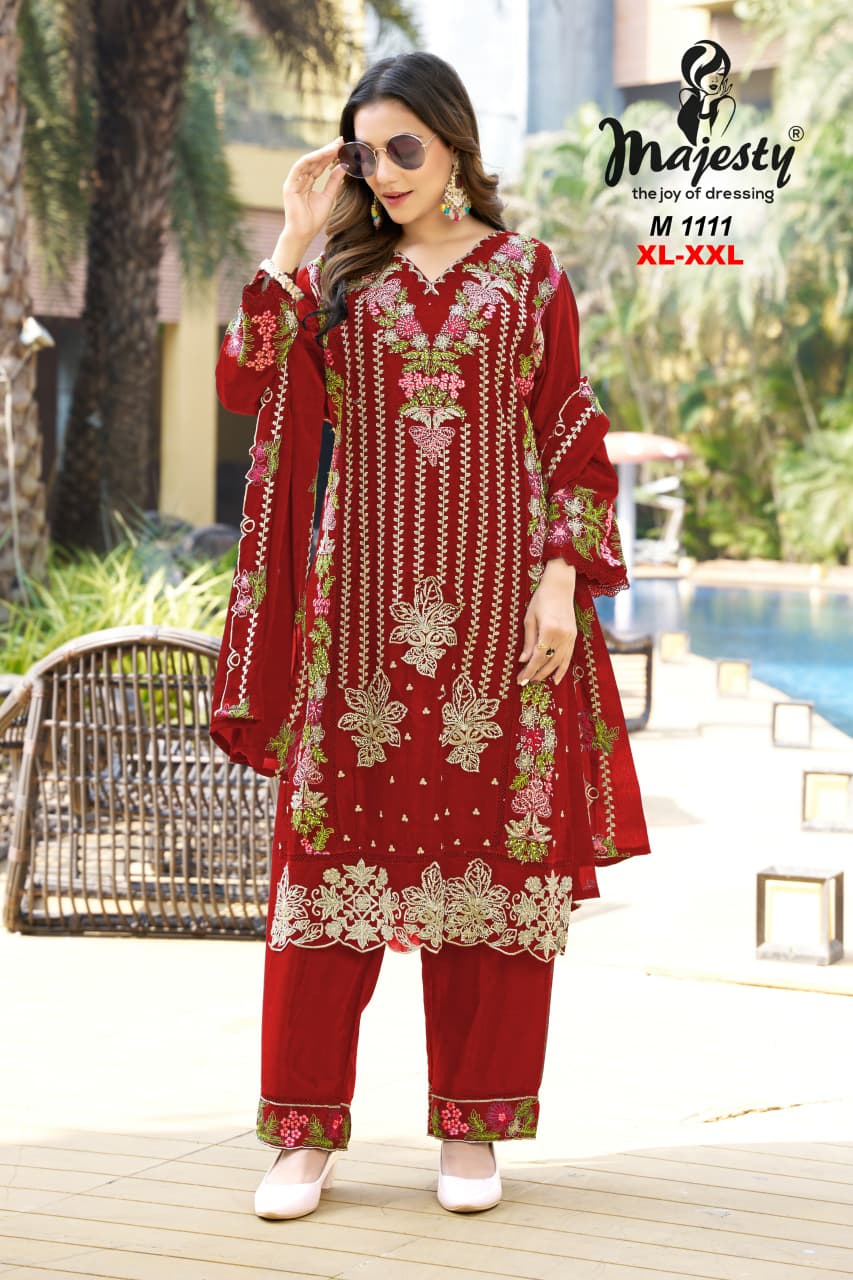 M 1109 Majesty Chinon Karachi Readymade Suits Wholesale