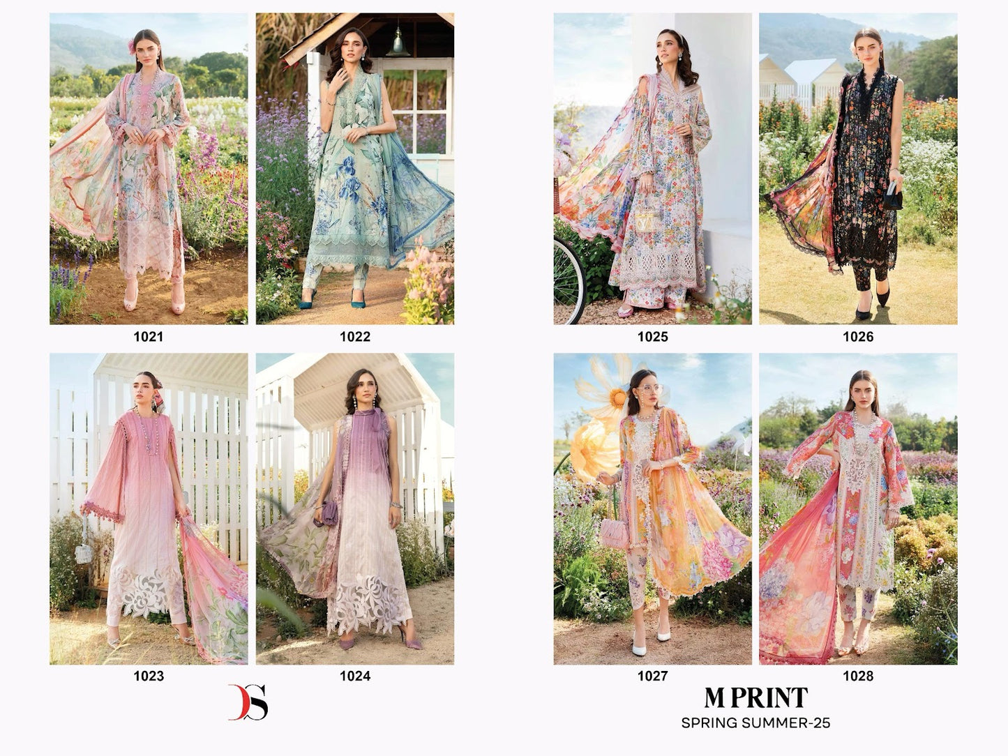 M Print Spring Summer 25 Deepsy Cotton Pakistani Patch Work Suits Wholesale Price