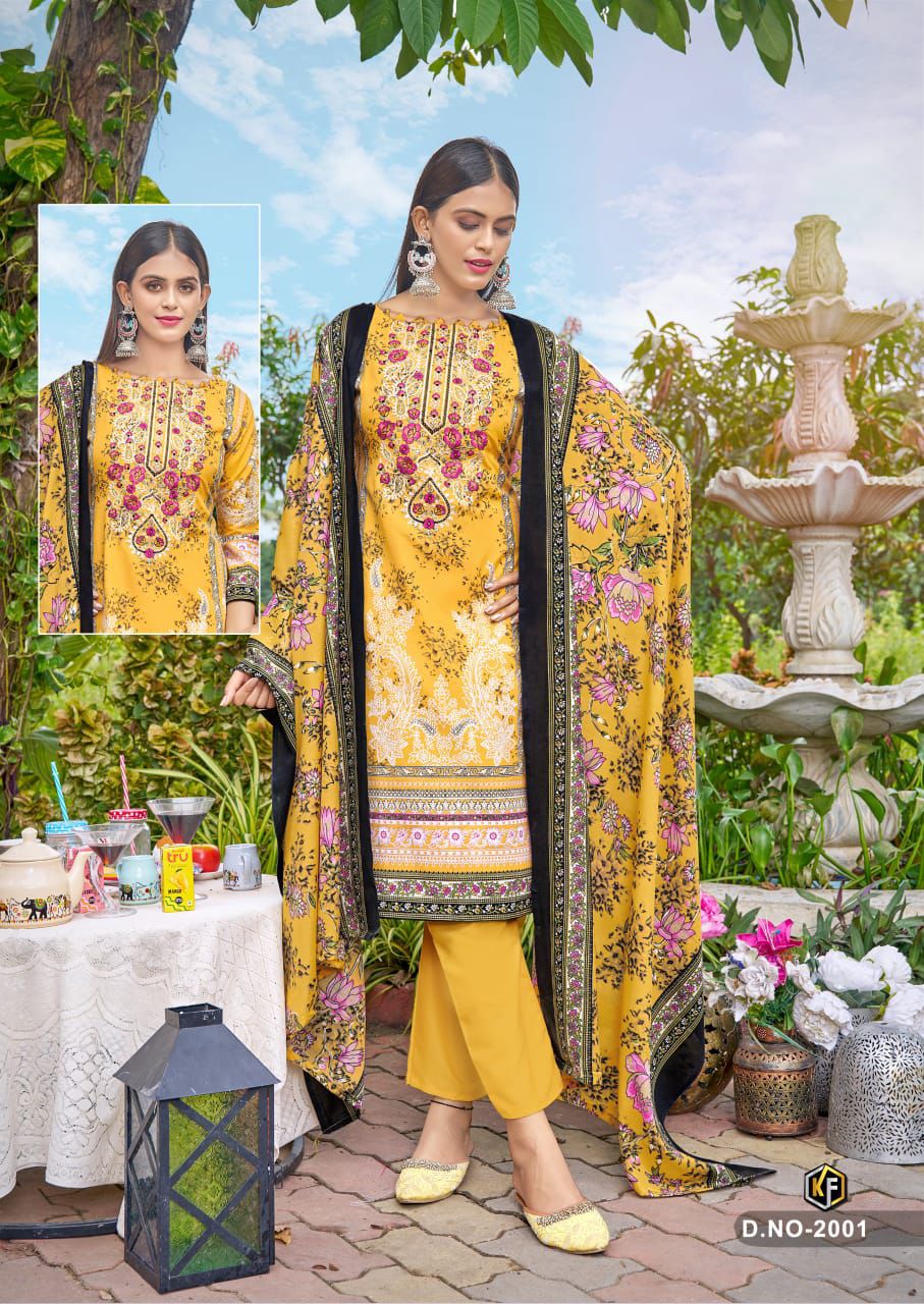 M Prints Vol 2 Luxury Collection Soft Cotton Keval Fab Karachi Salwar Suits Wholesale Price
