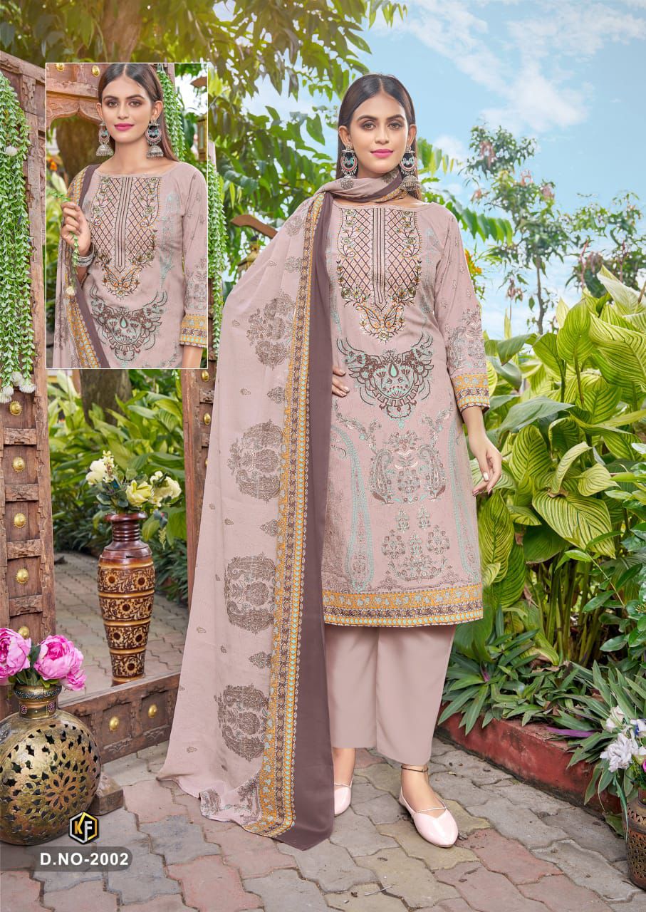 M Prints Vol 2 Luxury Collection Soft Cotton Keval Fab Karachi Salwar Suits Wholesale Price