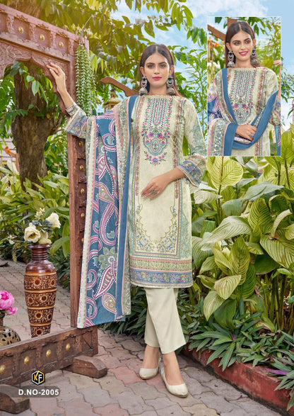 M Prints Vol 2 Luxury Collection Soft Cotton Keval Fab Karachi Salwar Suits Wholesale Price