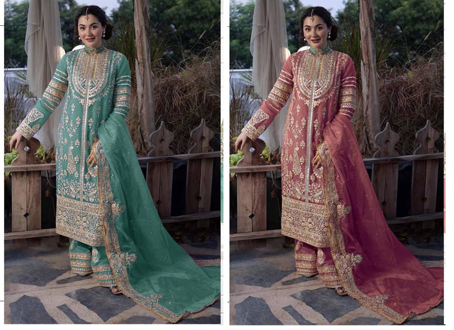 Ma-80 Al Qasr Georgette Pakistani Readymade Suits