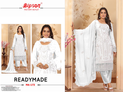 Ma 173 Bipson Prints Fox Georgette Pakistani Readymade Suits Exporter India