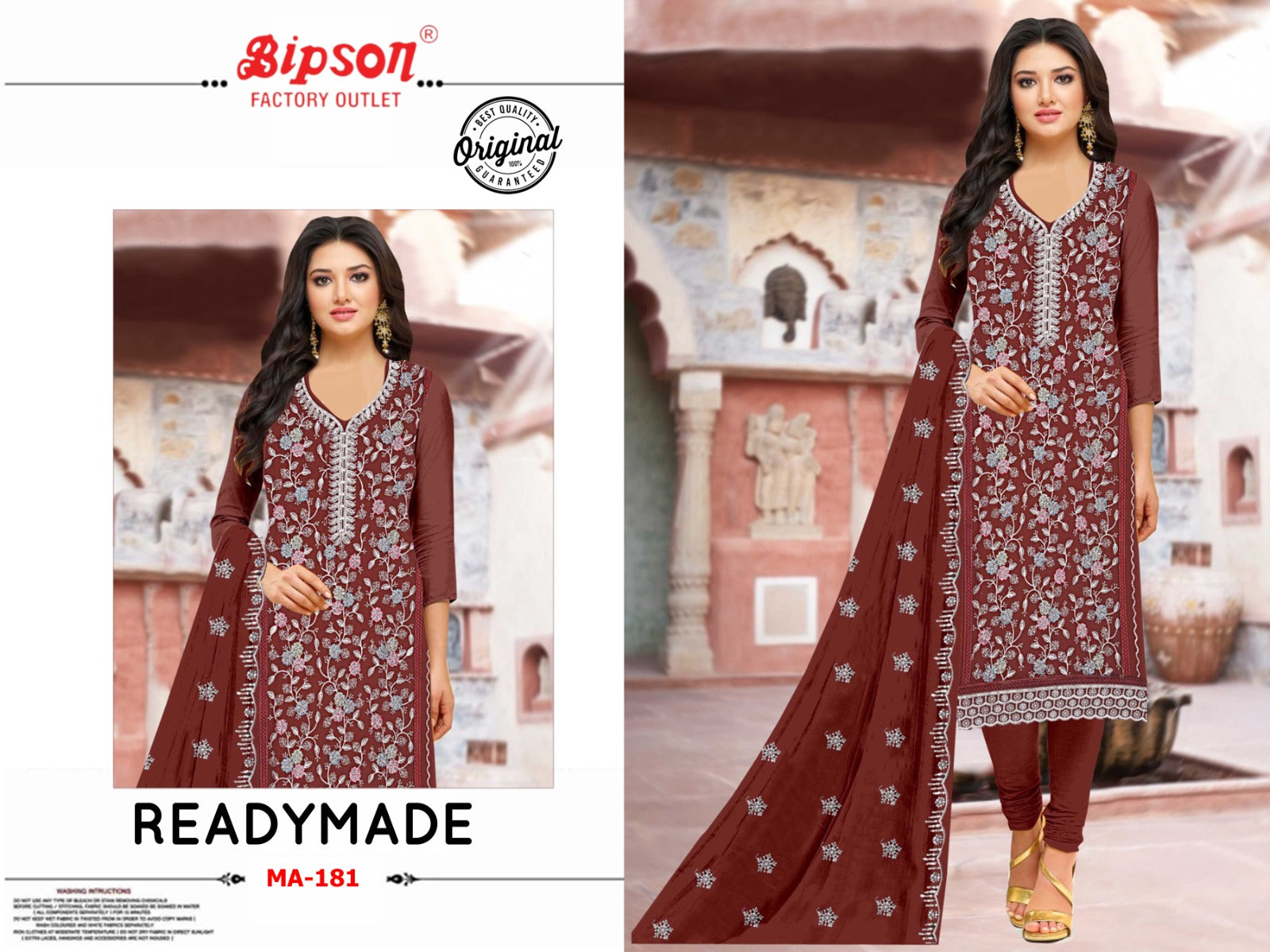 Ma 181 Bipson Prints Fox Georgette Pakistani Readymade Suits Manufacturer India