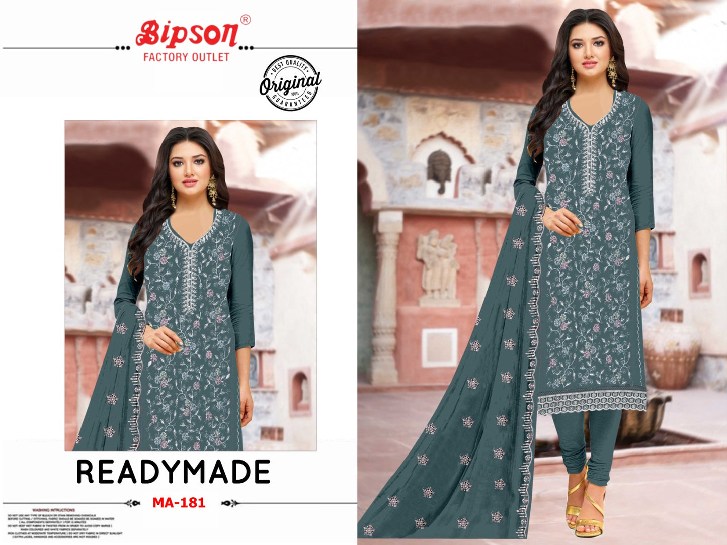 Ma 181 Bipson Prints Fox Georgette Pakistani Readymade Suits Manufacturer India