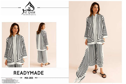 Ma 203 Al Qasr Dull Karachi Readymade Suits Manufacturer Gujarat