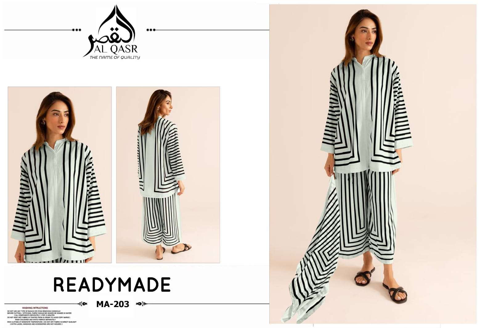 Ma 203 Al Qasr Dull Karachi Readymade Suits Manufacturer Gujarat